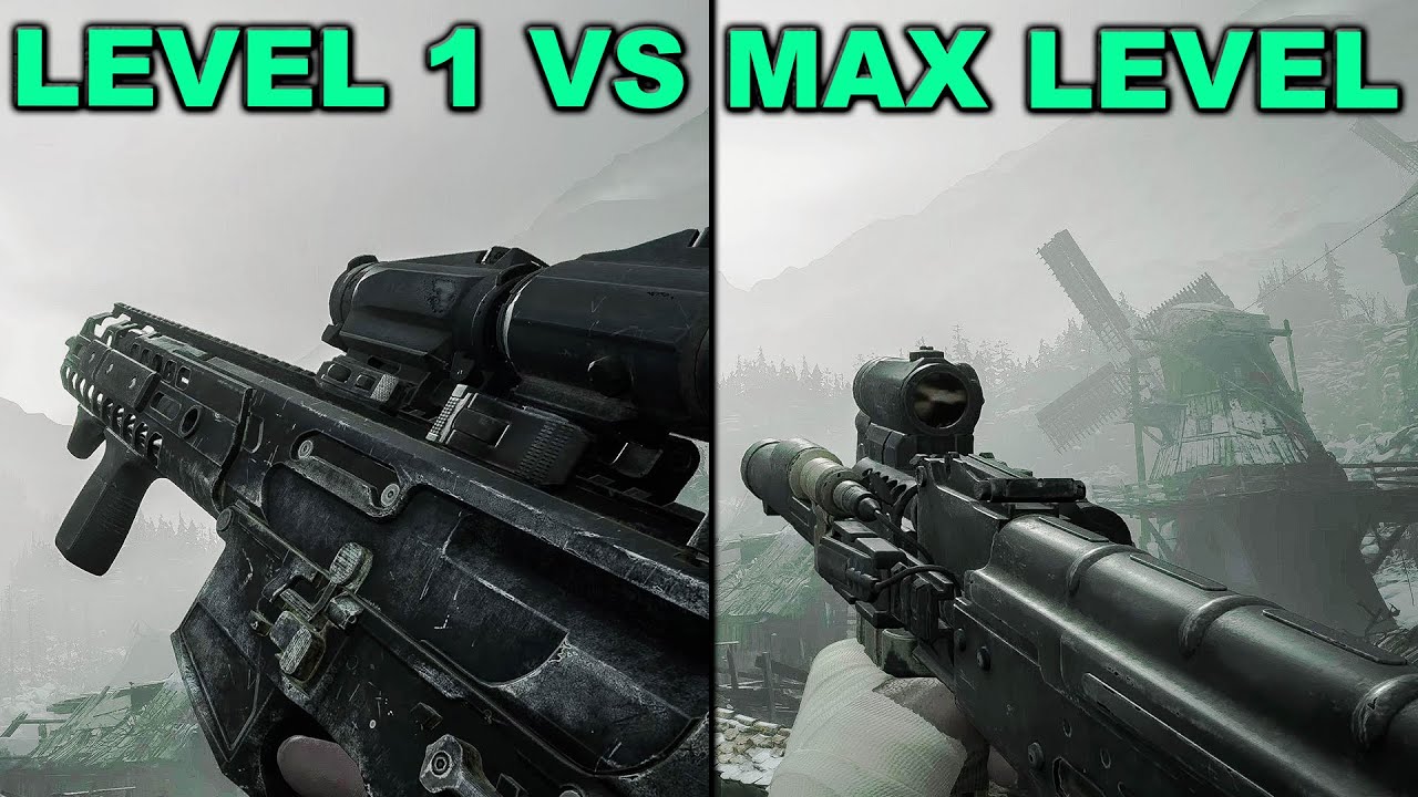 Resident Evil Village - All Assault Rifle Weapon Damage Comparison (LEVEL 1 VS MAX LEVEL)