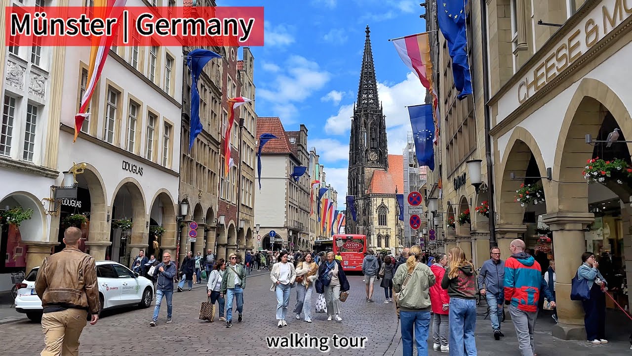 🇩🇪 Munster, Germany 4K HDR Walking Tour | June 2024 #travel