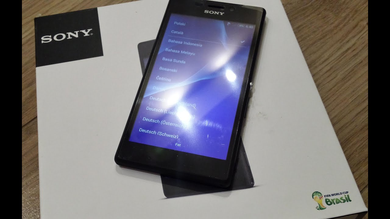 Sony Xperia M2 - Unboxing & Preview