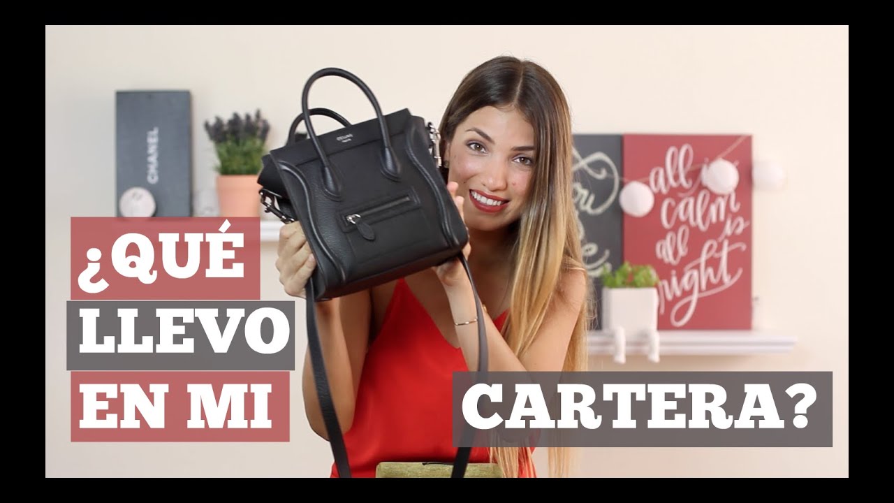 ¿Qué llevo en mi cartera? | Natalia Merino