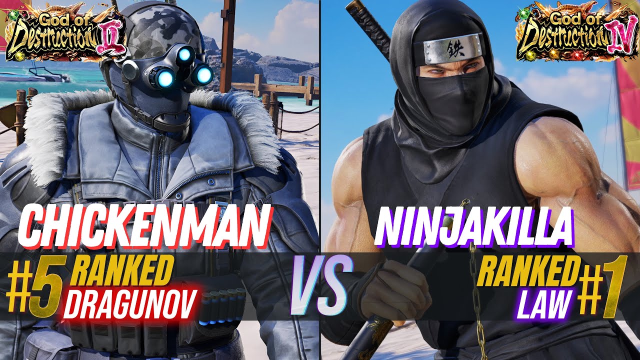 NINJAKILLA (#1 Ranked Law) 🆚 CHICKENMAN (5# Ranked Dragunov) ✦ Tekken 8 High Level Match