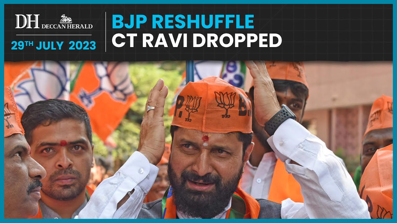 BJP leadership reshuffle | CT Ravi dropped, nobody from Karnataka part of new team