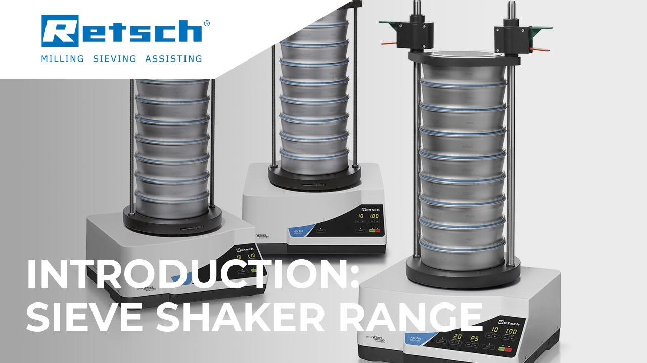 Sieve Shaker Range #RETSCH #sieveshaker #laboratoryinstruments