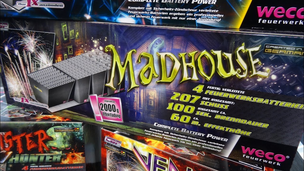 [NEUHEIT 2019] Weco Madhouse - Verbundfeuerwerk