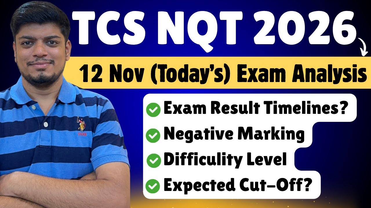 🔥Крайний срок сдачи экзамена TCS NQT | Экзамен TCS NQT 12 ноября | Вопросы к сегодняшнему экзамен...