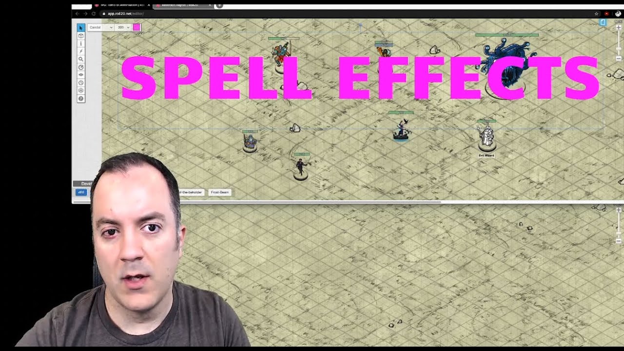 Spell Effects in Roll20 - Isometric