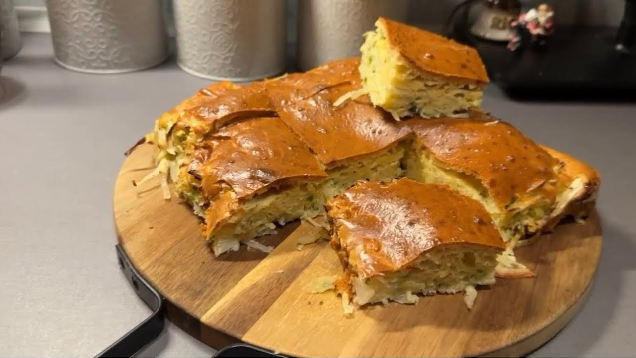 Заливной пирог за копейки из белокочанной капусты 