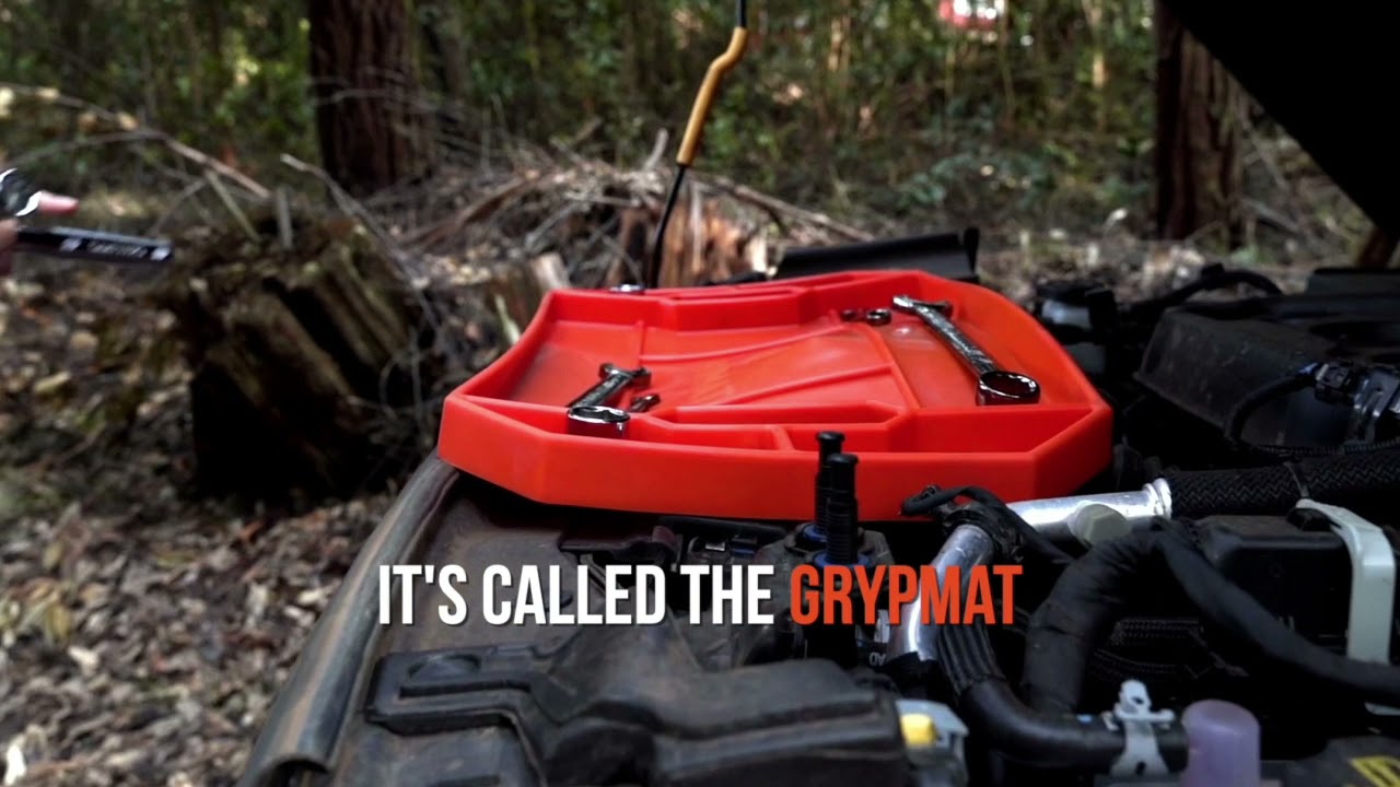 Grypmat &mdash; The Original, Flexible Non-Slip Tool Tray