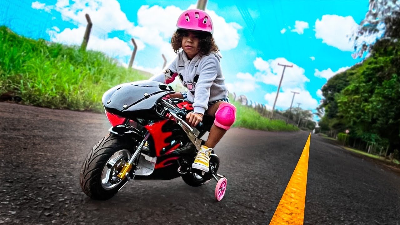 PRIMEIRO ROLE NA RUA COM A MINHA NOVA MOTO CBR 50  !