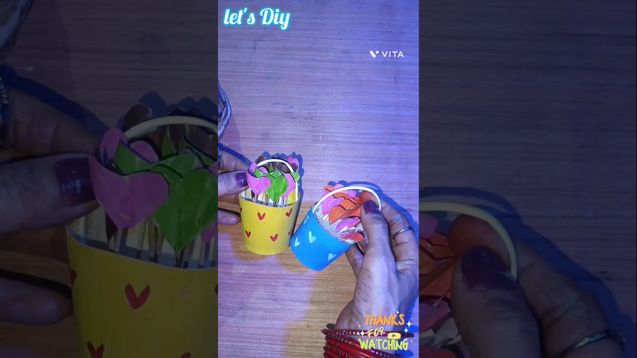 let's make a heart basket 🧺#letsdiy