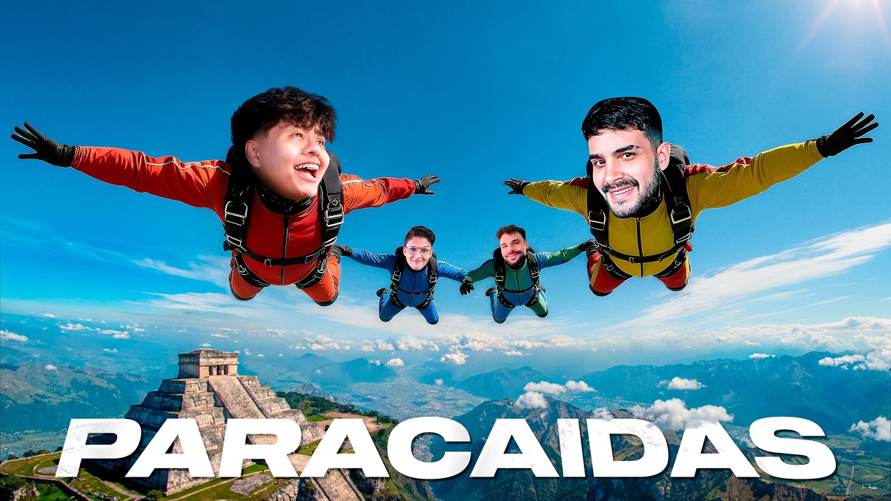 Me aventé del PARACAÍDAS con los de BLOOD STRIKE en la VIDA REAL