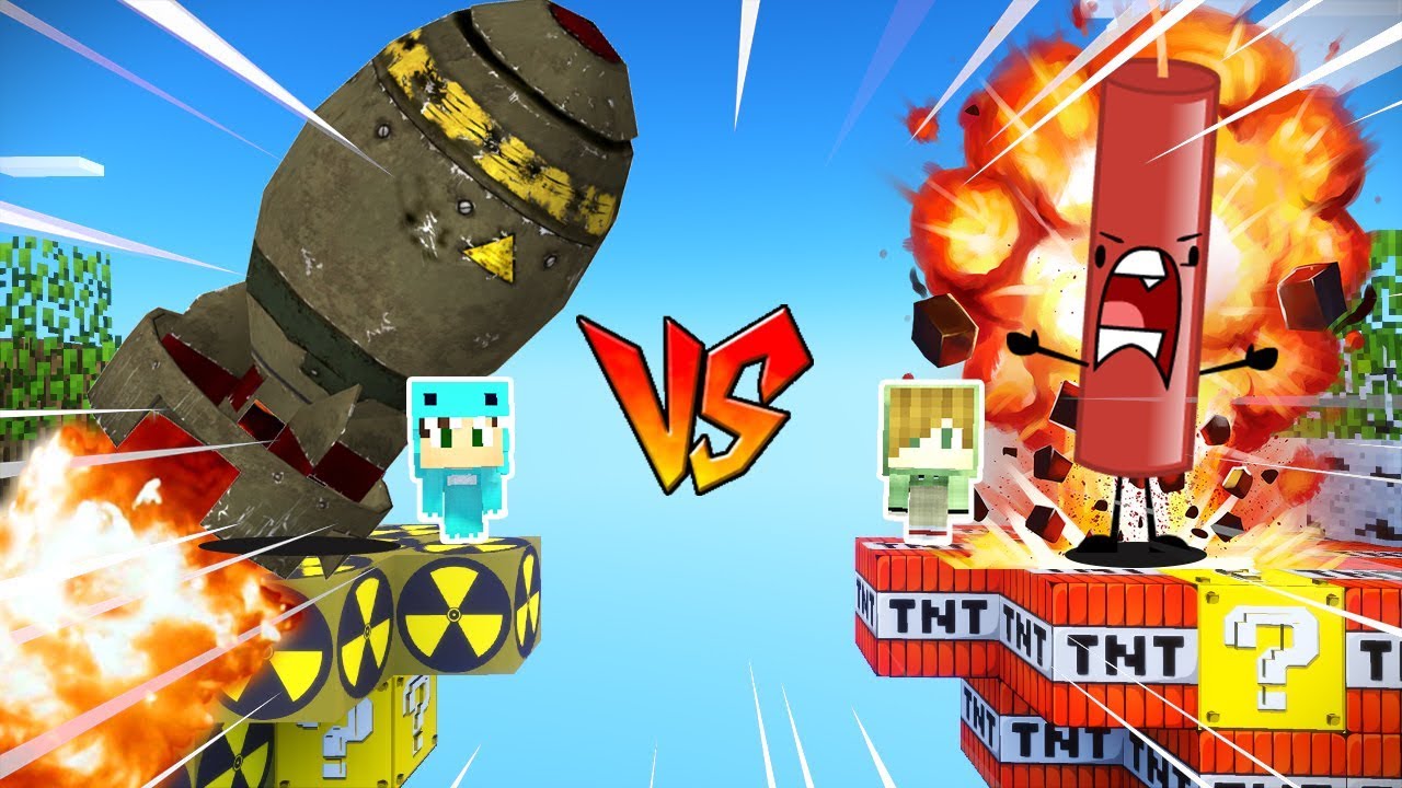 ISLA NUCLEAR VS ISLA de TNT 🌴✴️ MINECRAFT ISLA VS ISLA BEBE MILO Y VITA ROLEPLAY