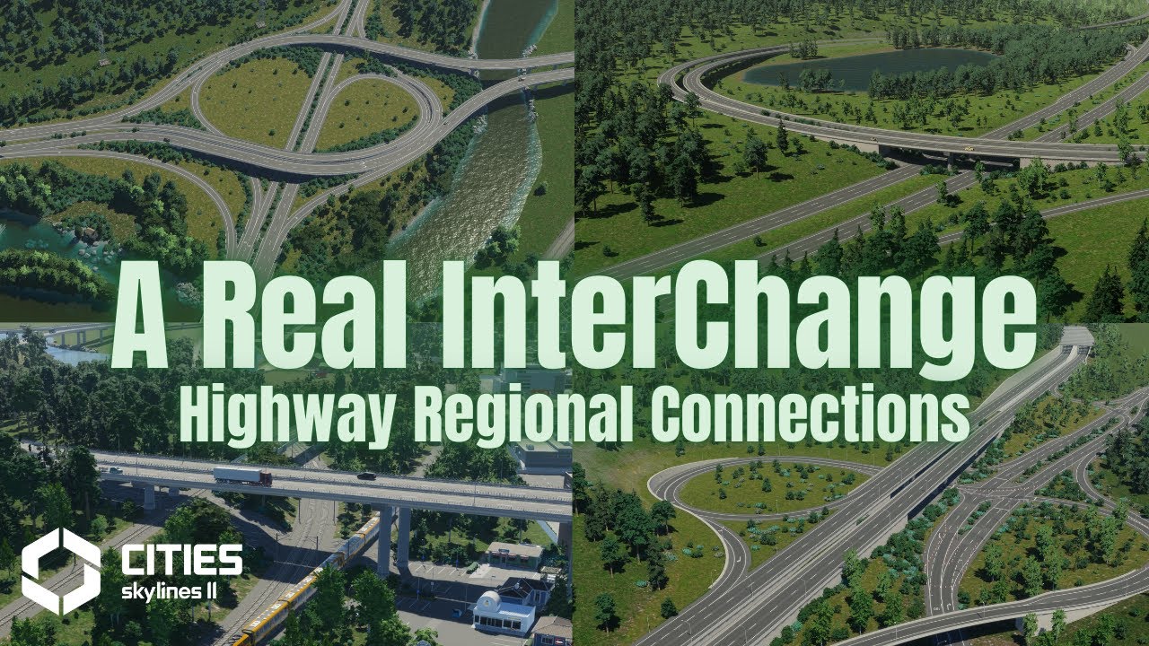 Highway Interchange and Regional Connection | Twin Pine Valley | Episode 4 | Cities Skylines 2