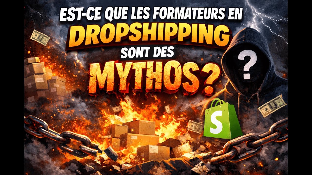 Les formateur dropshipping sont des myhos ??!!