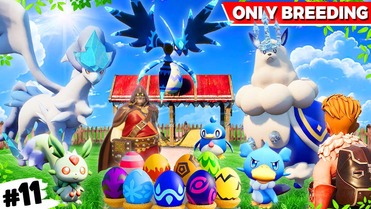 I ACCIDENTALLY FOUND RAREST LEGENDARY BOSS POKEMONS GOLDEN EGGS! 😱 | PALWORLD ONLY BREEDING #11