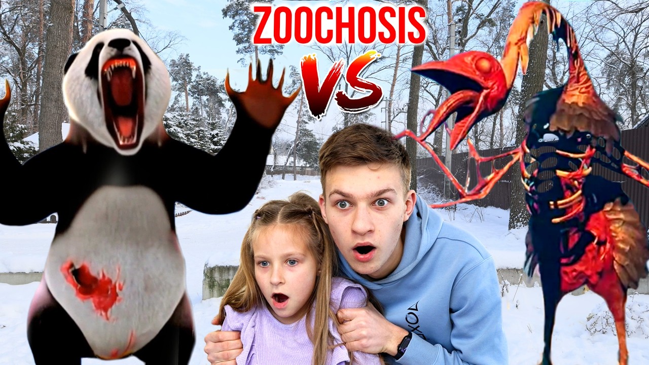 БИТВА Панда VS Страус ZOOCHOSIS 🥊 Кто Сильнее?