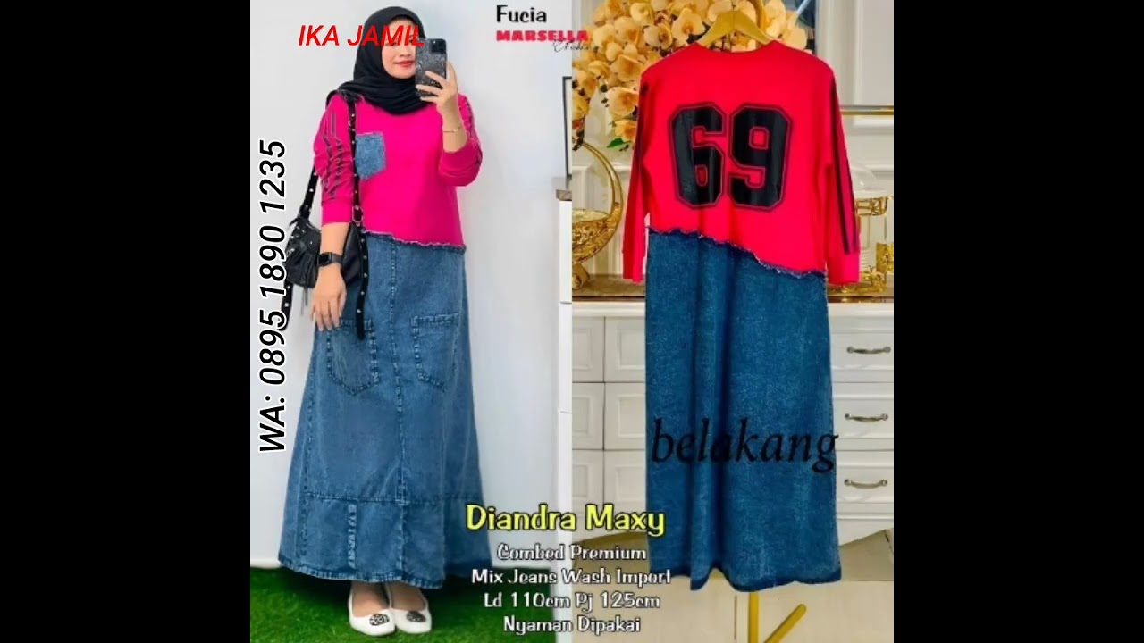 Baju gamis terbaru 2025 | setelan one set model 2026, Part 1