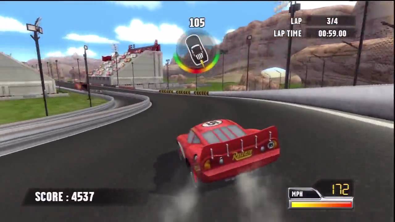 Cars: Race O Rama (PS3) Gameplay: Mack Track Challenge