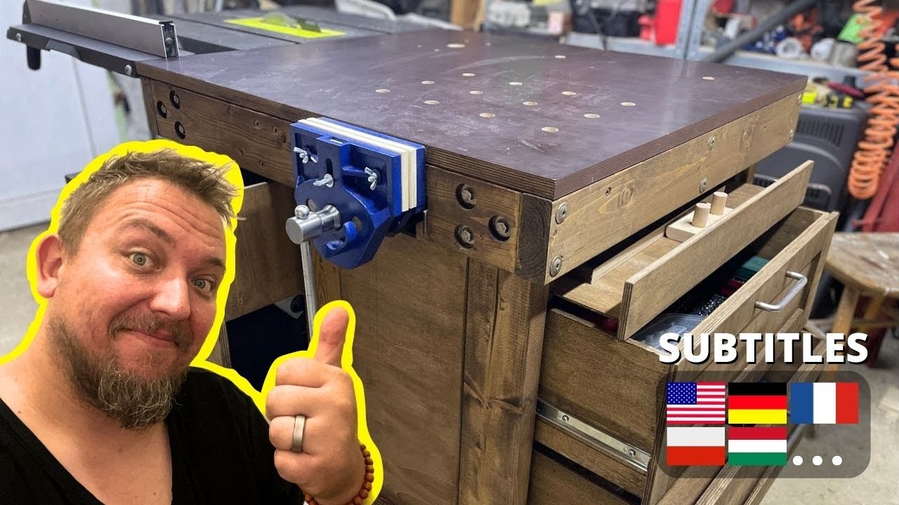 НЕ ЖДИТЕ! Также сделайте СТОЛ ДЛЯ МАСТЕРСКОЙ своей мечты 👍
