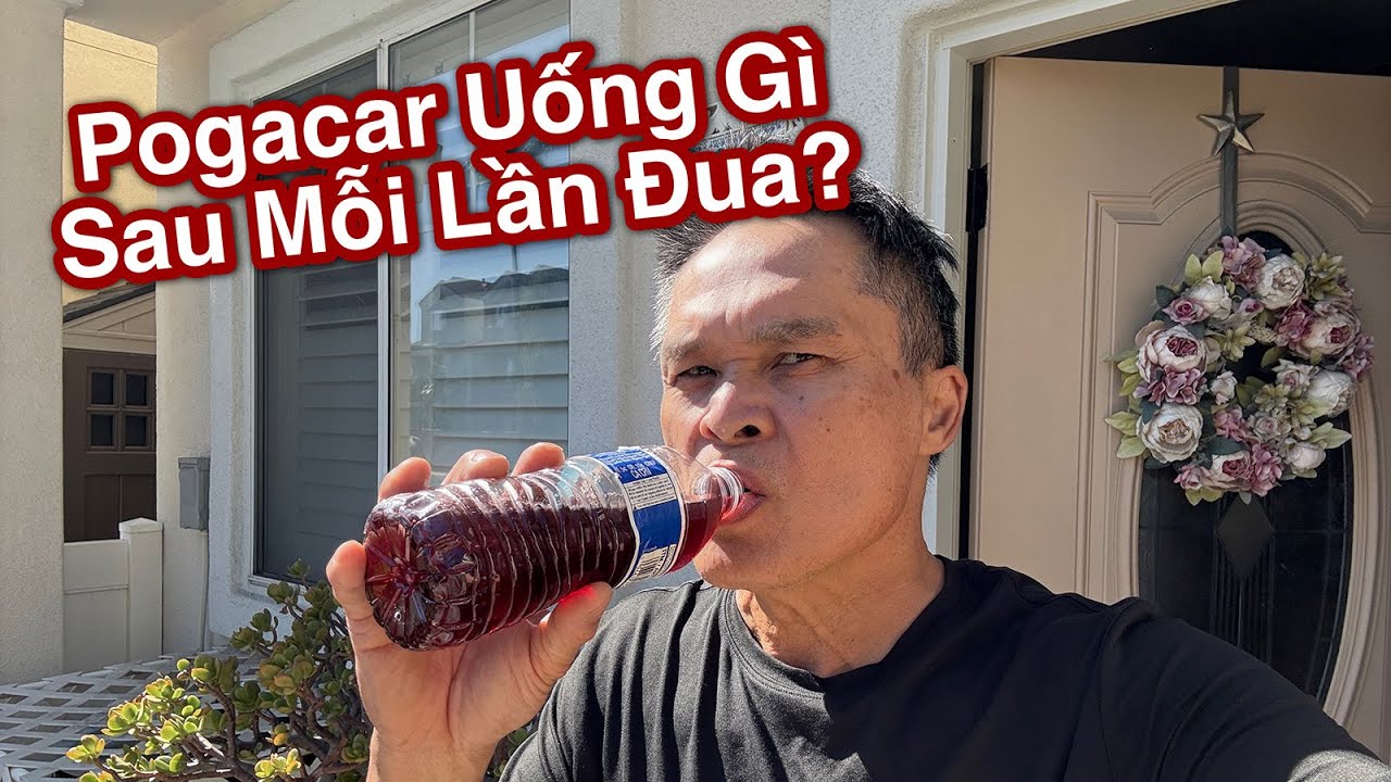 Pogacar Uống Nước Tart Cherry Juice, Anh Đào Chua Ngay Sau Những Chặng Đua Xe Đạp