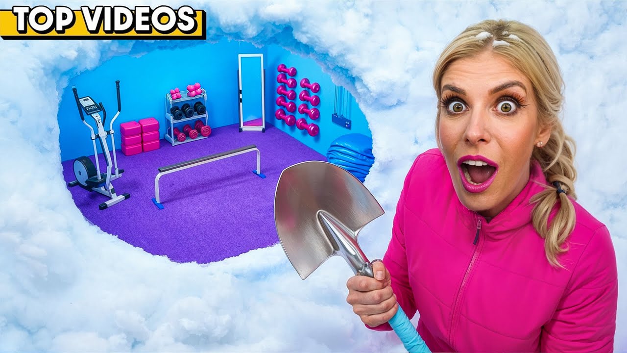 OMG! SECRET Gymnastics Rooms REVEALED! 😱🤸‍♀️ | Rebecca Zamolo