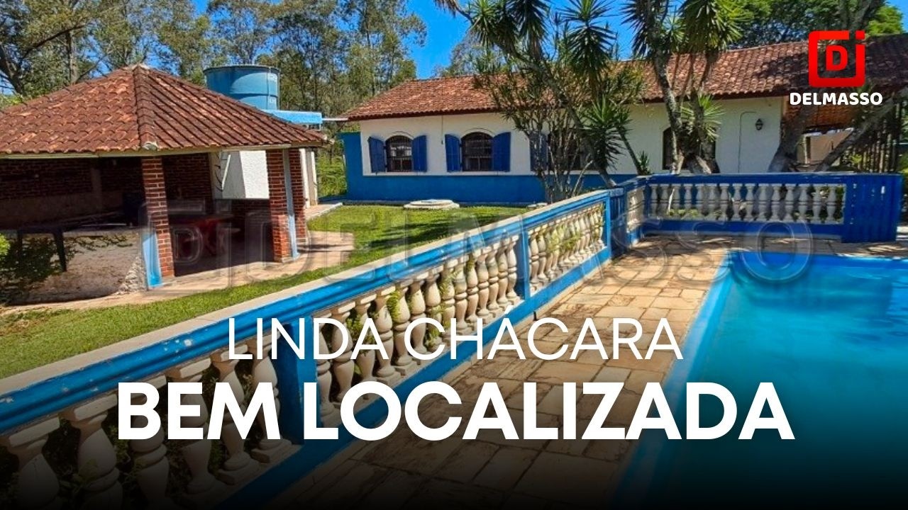 Linda chácara antes do centro de Ibiúna e próximo ao asfalto em Ibiúna-SP!