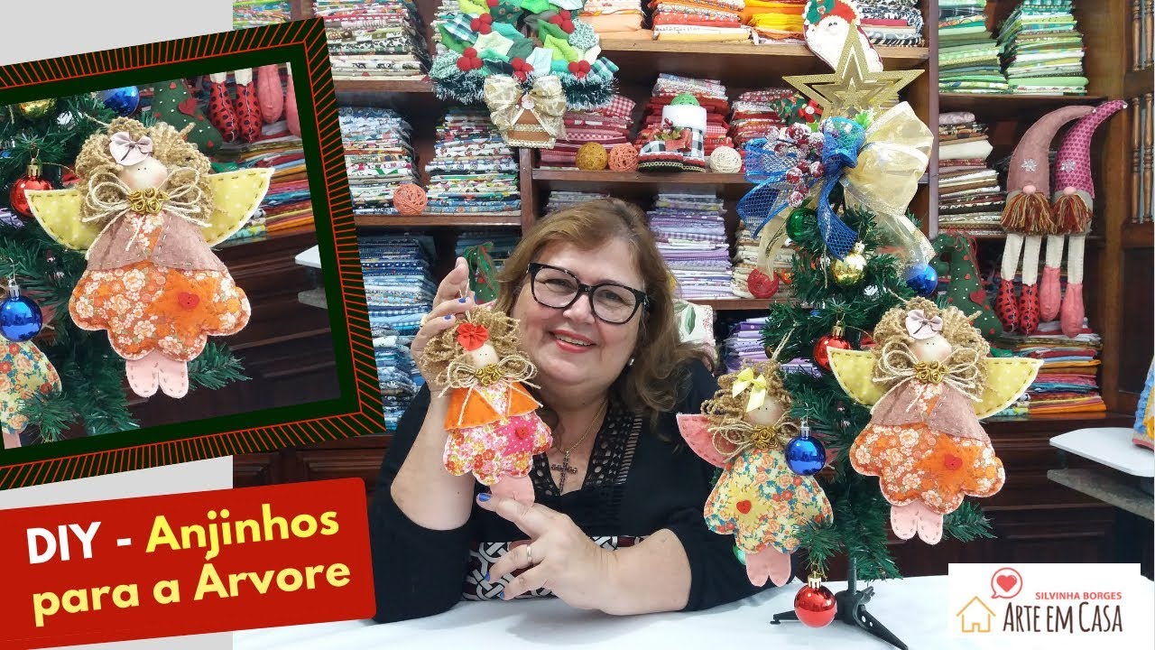 Anjinhos lindos para enfeites de Natal!