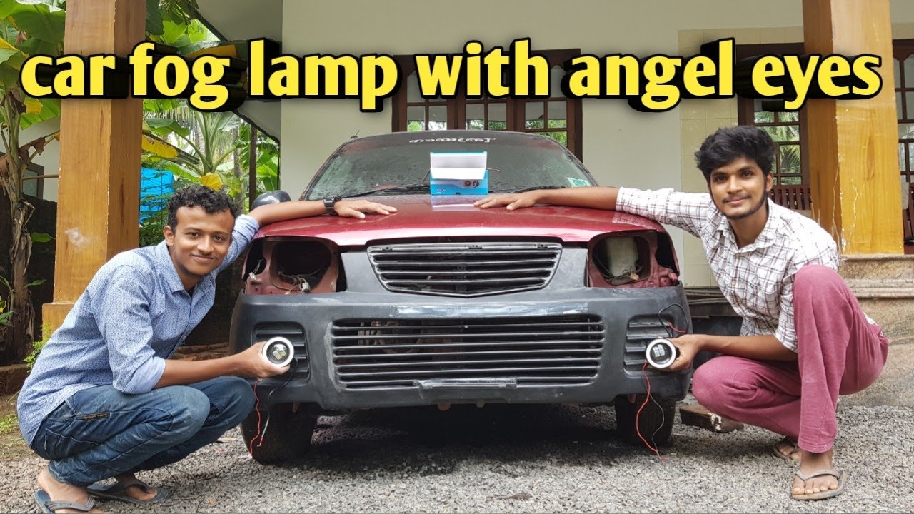 Car fog lamp fitting with angle eyes |alto|800|malayalam|simple method|alto800|