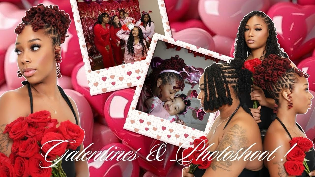 Behind the shoot 💋 + Galentines night 🌹💕💕