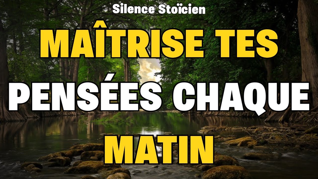10 Choses que tu dois faire CHAQUE MATIN pour DOMINER tes PENSÉES et ta JOURNÉE Stoïcisme