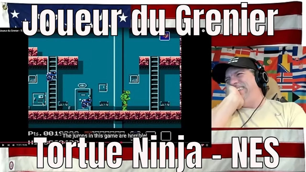 Joueur du Grenier - Tortue Ninja - NES - REACTION - LOL