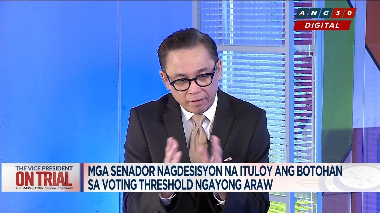 Salvador on threshold vote: 'I don't think it's changing rules midstream' | ANC