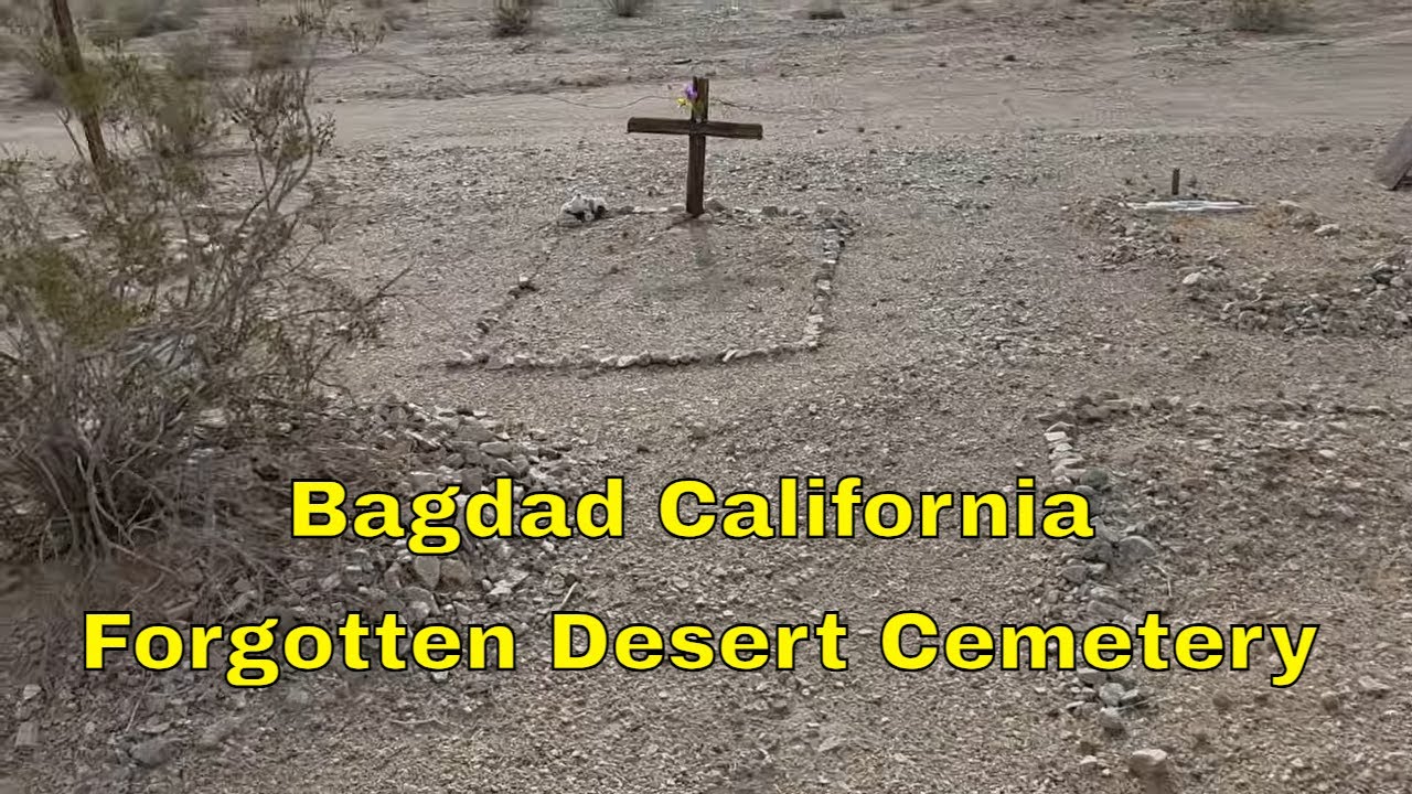 Sad And Lonely Cemetery At Bagdad California