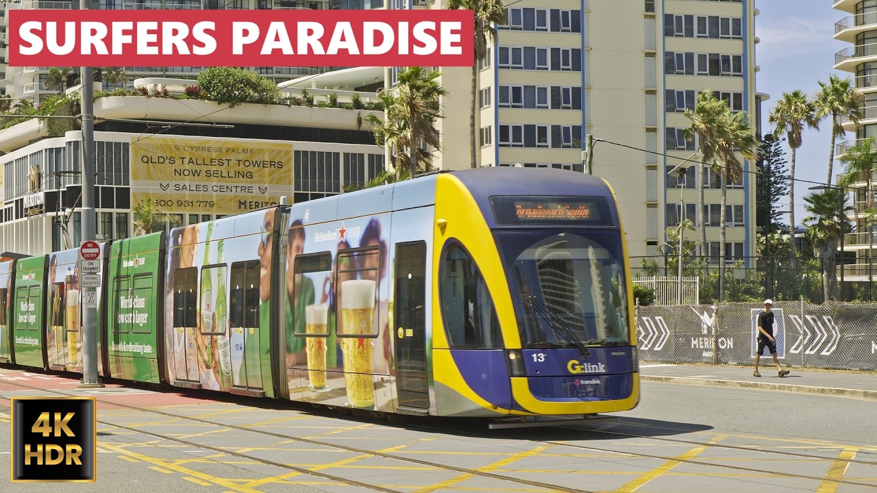 [4K HDR] Surfers Paradise Walking Tour | Cavill Ave & Gold Coast City Walk