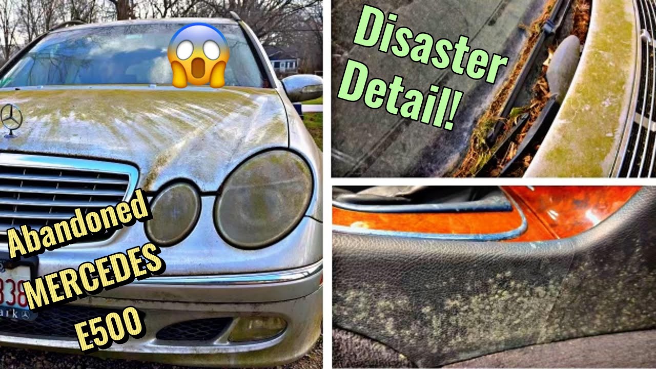 Мы оживили заброшенный универсал Mercedes E500 S211. Детали аварии, первая мойка за много лет, ре...