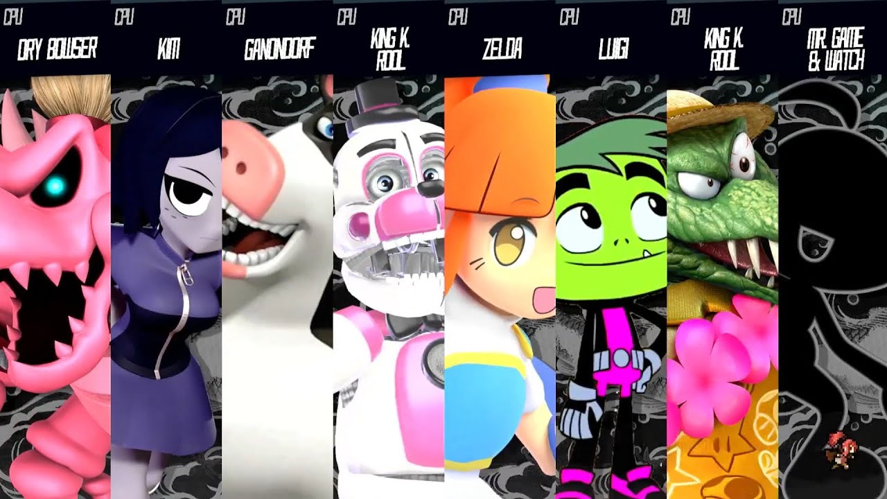 Free For All Battle On 3d Land - Requested Smash Battle