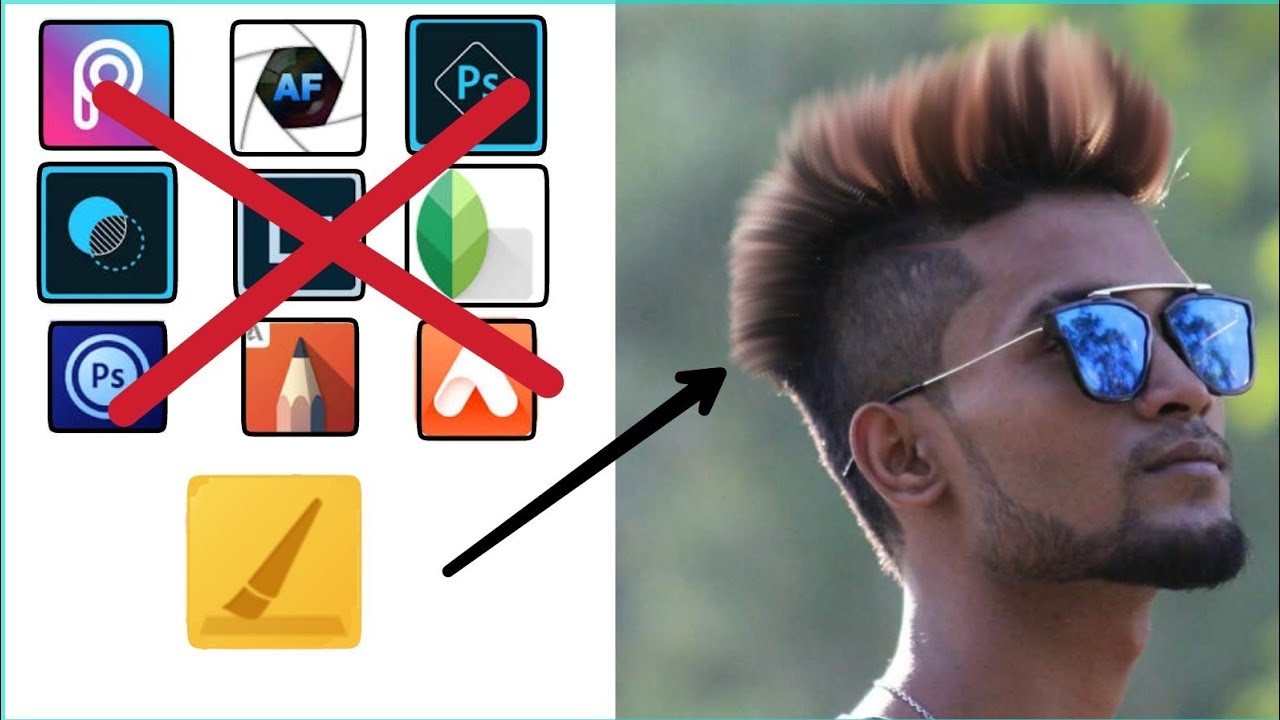 Best Hair Style Editing App || New CB Hair Style App For Android