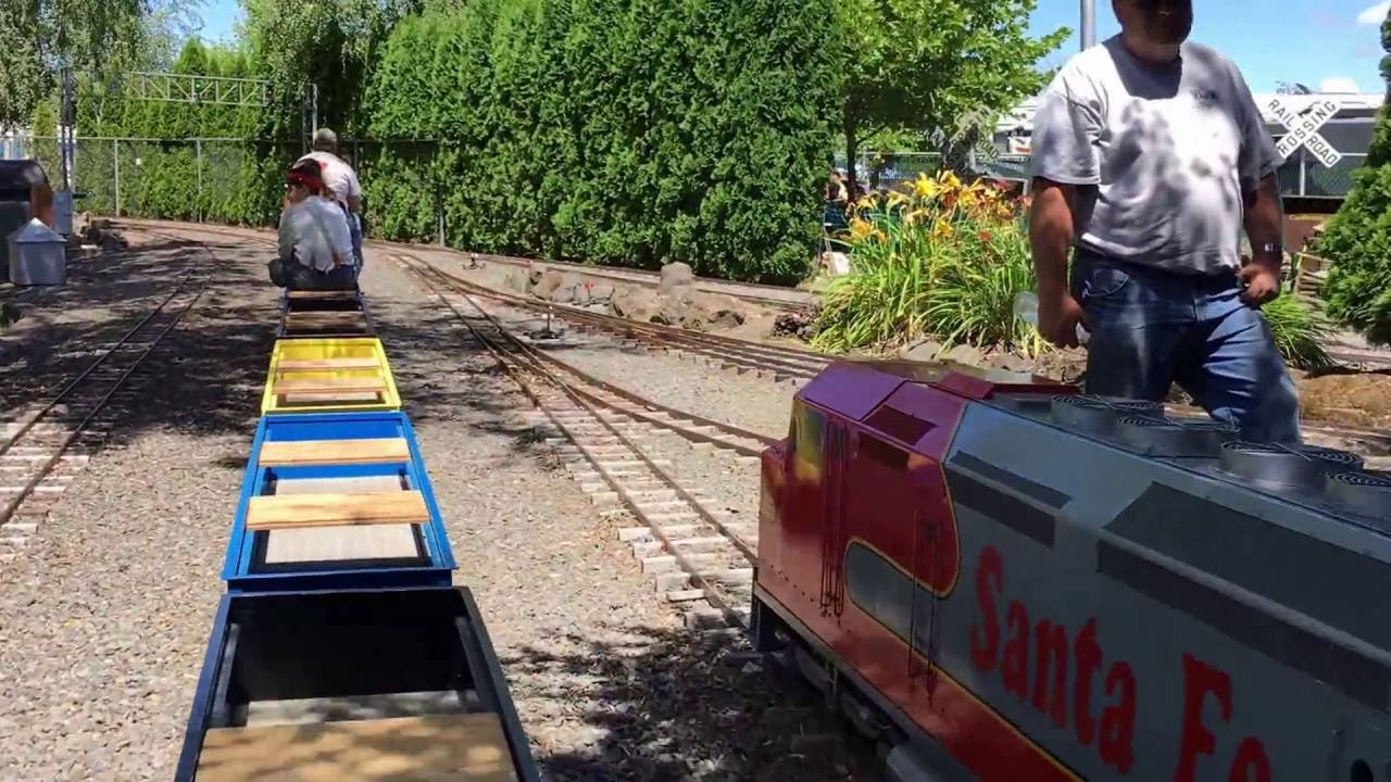 Riding the Rails at Willow Creek Railroad on July 2, 2016