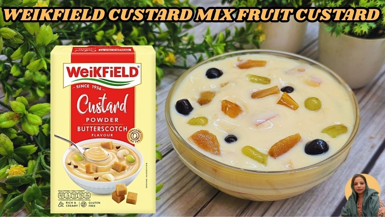 WEIKFIELD CUSTARD POWDER BUTTERSCOTCH RECIPE | WEIKFIELD CUSTARD POWDER RECIPE BUTTERSCOTCH 🍮