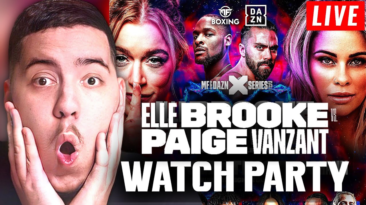 Misfits Boxing X Series 15 LIVESTREAM WATCH PARTY | MarcFlameZ