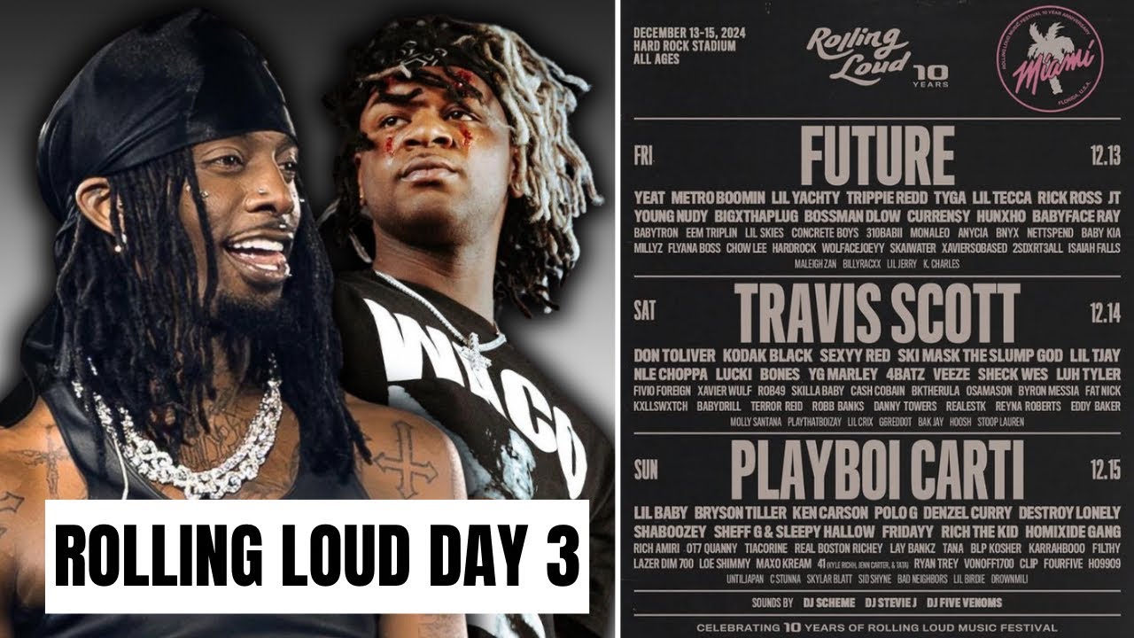 Rolling Loud Miami 2024 LIVE Reaction (Playboi Carti, Ken Carson, Destroy Lonely, Untiljapan)