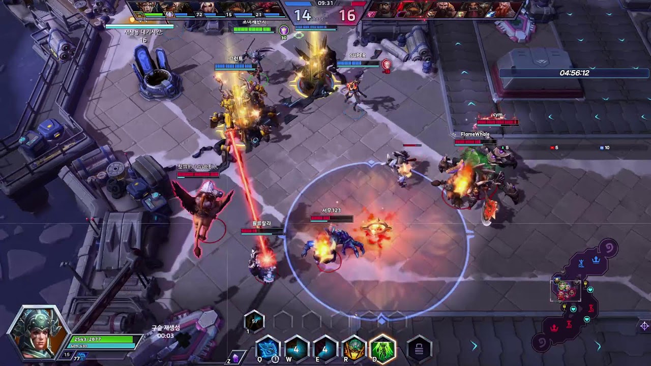 [Heros of the Storm] SMR Samuro / 초갈 /  스플릿 사무로 조용히 1승 노리는 방송