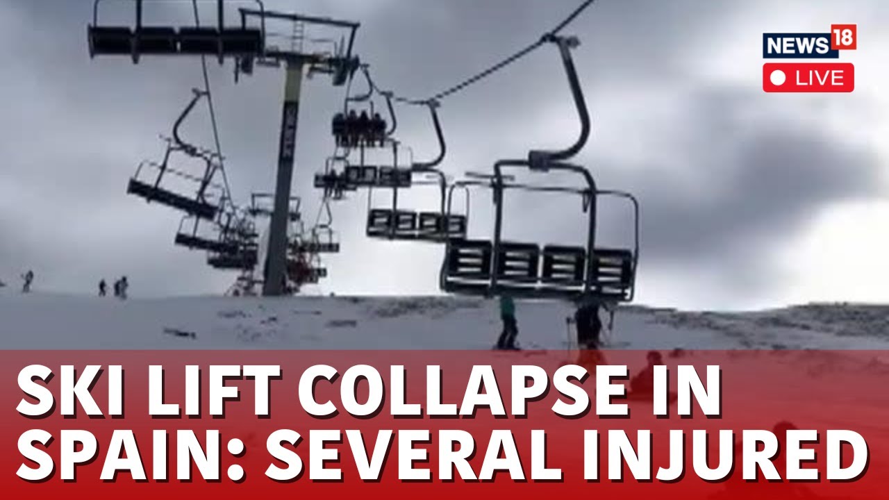 Ski Lift 'Collapses' In Spain Leaving Several People Injured | Spain News Live | Spain Sky Lift News