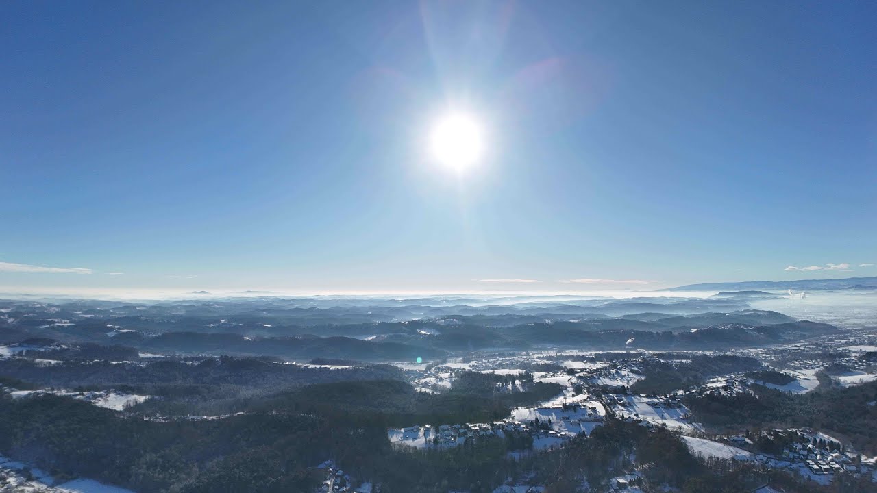 Deep winter drone flight at -20 degrees in deep winter in Austria!!!