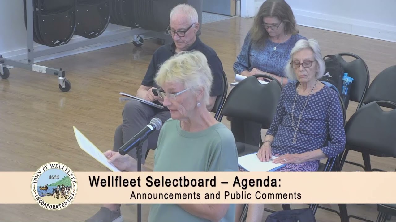 Wellfleet Selectboard - 8-19-2025