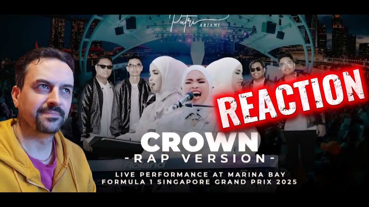 PUTRI ARIANI - CROWN (F1 SINGAPORE LIVE PERFORM) reaction