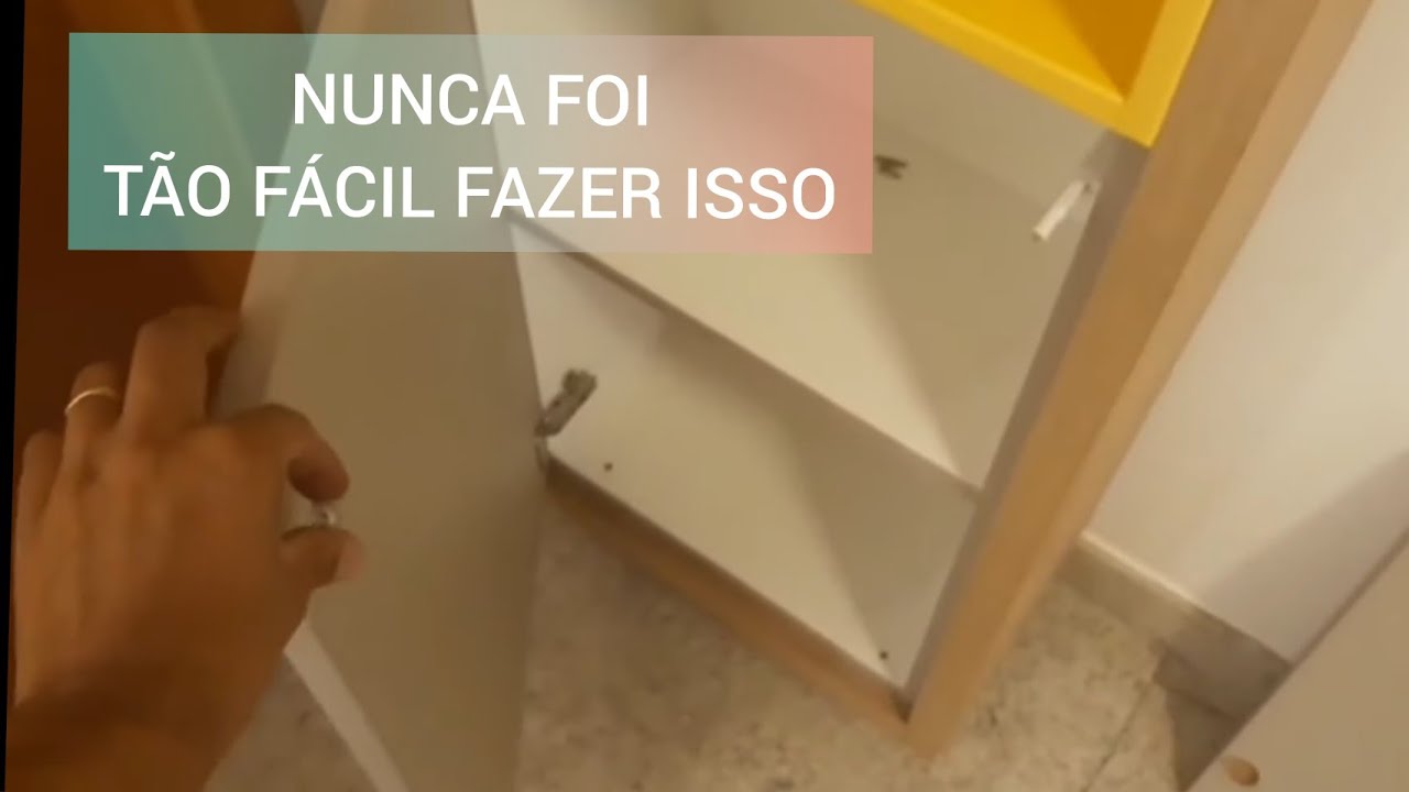 Fecho toque, como instalar fácil