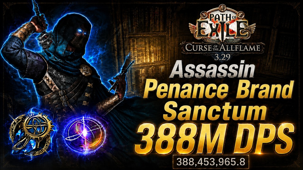 [PoE 3.29] Assassin PB of Dissipation, Sanctum
