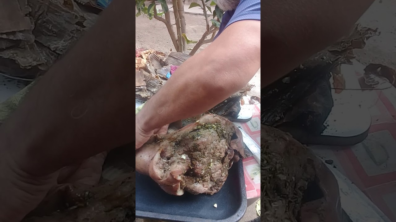 CABEZA Y PALETA DE CERDO AL POZO...SEGUNDA PARTE