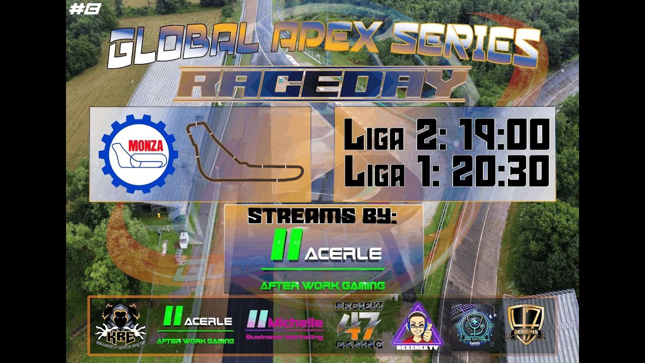 GT7 // Global Apex Series // Season 1 // Race 8 // Monza // Liga 2 und Liga 1